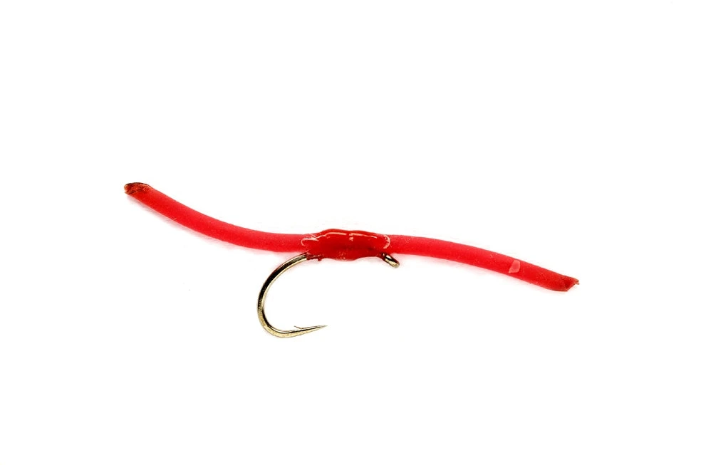 Fulling Mill Shop Flies Shaky Worm Pink 3 Fulling Mill Shop Flies Shaky Worm Pink