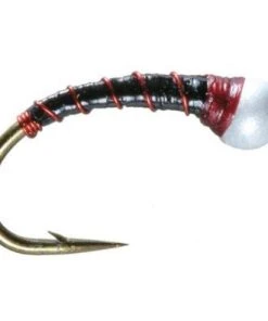 Umpqua Shop Flies Chiron Pupa Black & Red