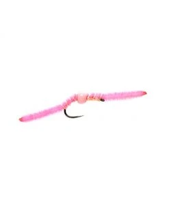 Fulling Mill TUNGSTEN BELLY WORM PINK BARBLESS Shop Flies