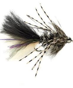 Fulling Mill TH Rubber Legged Bugger Black Shop Flies