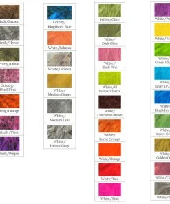 Whiting Mini Bird Fur Feathers & Marabou