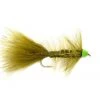 Fulling Mill Shop Flies Hot Cone Bugger Olive & Chartreuse 1 Fulling Mill Shop Flies Hot Cone Bugger Olive & Chartreuse