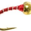 Umpqua Tungsten Zebra Midge Thin Red 2 Umpqua Tungsten Zebra Midge Thin Red