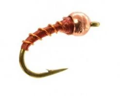 Umpqua Tungsten Zebra Midge Thin Rust Shop Flies