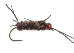 Umpqua Jig Rubberlegs Stone - Coffee & Black Shop Flies