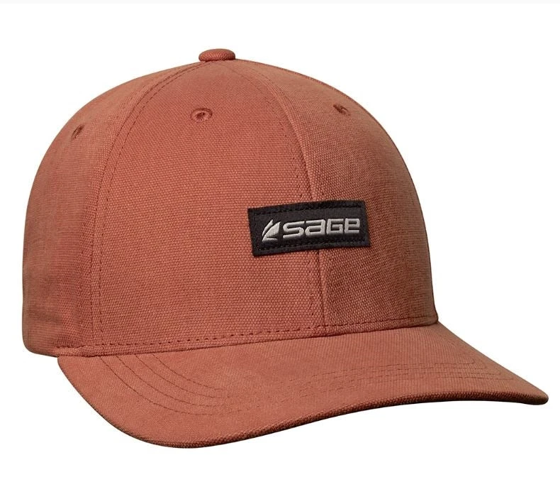 Sage 6 Panel Logo Hat - Rust Hats 3 Sage 6 Panel Logo Hat - Rust Hats