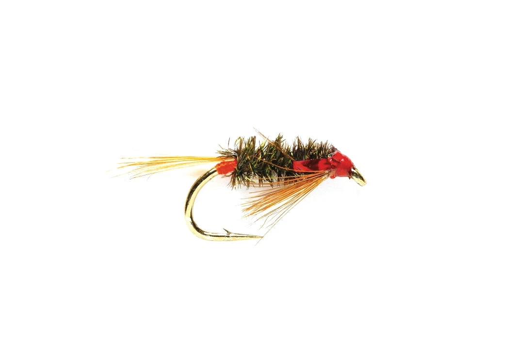 Fulling Mill Shop Flies 3D Diawl Bach - Red 3 Fulling Mill Shop Flies 3D Diawl Bach - Red
