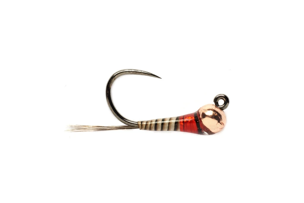 Fulling Mill Holo-Point Jig Red Shop Flies 3 Fulling Mill Holo-Point Jig Red Shop Flies