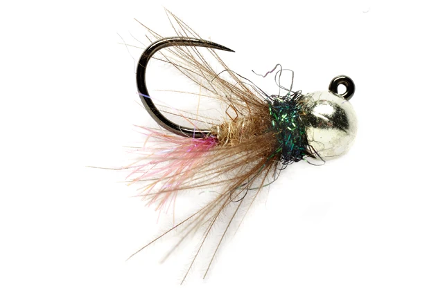 Fulling Mill Shop Flies Tungsten Bomb Roza's Violet Tailed Jig 3 Fulling Mill Shop Flies Tungsten Bomb Roza's Violet Tailed Jig