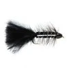 Fulling Mill Shop Flies Cone Head Flash Bugger Black 2 Fulling Mill Shop Flies Cone Head Flash Bugger Black