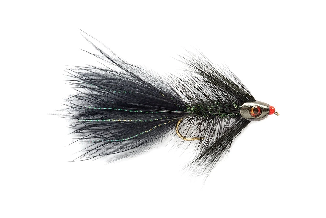 Fulling Mill Shop Flies Wooly Bugger Black Skullhead 3 Fulling Mill Shop Flies Wooly Bugger Black Skullhead