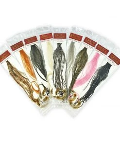 Whiting 100 Pack Dry Fly Hackle - Golden Badger - 16