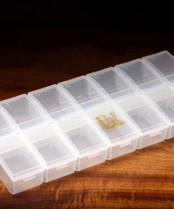 Hareline Fly Boxes Individual Compartment Box