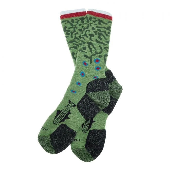 Rep Your Water RepYourWater Trout Socks - Brook Trout Edition Clothing & Logo Gear 3 Rep Your Water RepYourWater Trout Socks - Brook Trout Edition Clothing & Logo Gear