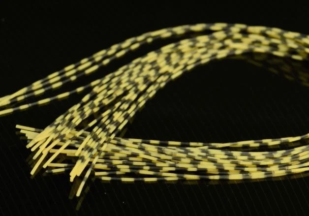 Hareline Synthetic Fibers & Flash Barred Rubber Legs 7 Hareline Synthetic Fibers & Flash Barred Rubber Legs