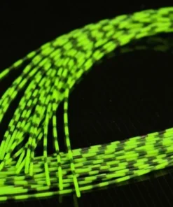 Hareline Synthetic Fibers & Flash Barred Rubber Legs 19 Hareline Synthetic Fibers & Flash Barred Rubber Legs