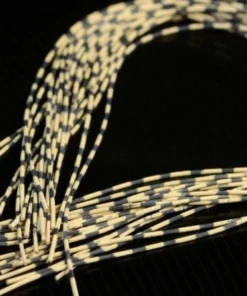 Hareline Synthetic Fibers & Flash Barred Rubber Legs 23 Hareline Synthetic Fibers & Flash Barred Rubber Legs