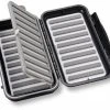 Angler Sport Group C&F Design Large 20-Row Waterproof Fly Box With Two-Sided Flip Page