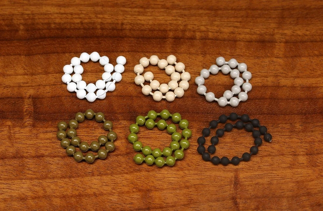 Hareline Chicone's Stealth Bead Chain Eyes 3 Hareline Chicone's Stealth Bead Chain Eyes