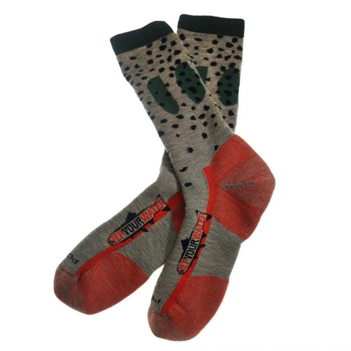 Rep Your Water Clothing & Logo Gear RepYourWater Trout Socks - Cutthroat Edition 3 Rep Your Water Clothing & Logo Gear RepYourWater Trout Socks - Cutthroat Edition