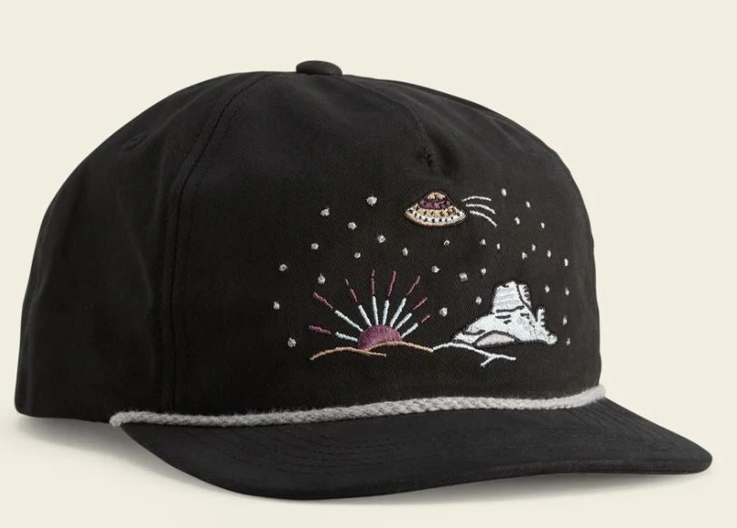 Howler Brothers Howler Bros Unstructured Snapback Hat - Desert Trip: Black Hats 3 Howler Brothers Howler Bros Unstructured Snapback Hat - Desert Trip: Black Hats