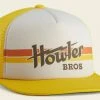 Howler Brothers Howler Bros Structured Snapback Hat - Howler Electric Stripe: Gold/Stone 2 Howler Brothers Howler Bros Structured Snapback Hat - Howler Electric Stripe: Gold/Stone