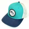 Captuer Fly Fish Food Logo Hat - Turquoise & Blue Hats 2 Captuer Fly Fish Food Logo Hat - Turquoise & Blue Hats