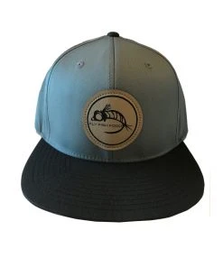 Captuer Hats Fly Fish Food Golf Logo Hat - Gray