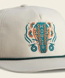 Howler Brothers Hats Howler Bros Unstructured Snapback Hat - Gator Chomp: Stone