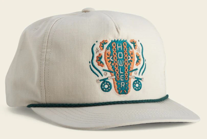 Howler Brothers Hats Howler Bros Unstructured Snapback Hat - Gator Chomp: Stone 3 Howler Brothers Hats Howler Bros Unstructured Snapback Hat - Gator Chomp: Stone