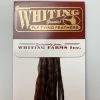 Whiting 100 Pack Dry Fly Hackle - Grizzly Dyed Coachman Brown - 12