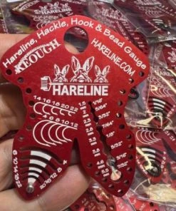 Hareline Hackle, Hook & Bead Gauge