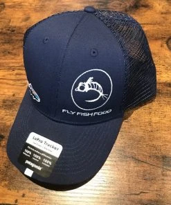 Hats Patagonia Fitz Roy Fish LoPro Trucker Hat - Fly Fish Food Logo