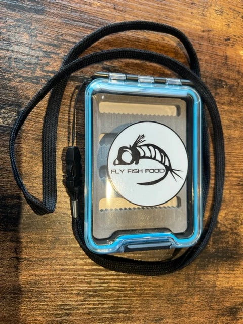 Adamsbuilt Fly Boxes FLY FISH FOOD LOGO FLY BOX, CLEAR SINGLE SIDED - SMALL W/ LANYARD, DRY FLY FOAM 3 Adamsbuilt Fly Boxes FLY FISH FOOD LOGO FLY BOX, CLEAR SINGLE SIDED - SMALL W/ LANYARD, DRY FLY FOAM