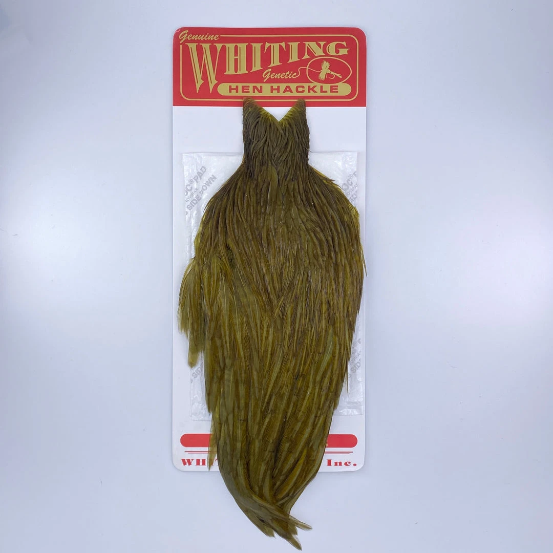 Whiting Red Label Hen Cape Hackle 6 Whiting Red Label Hen Cape Hackle
