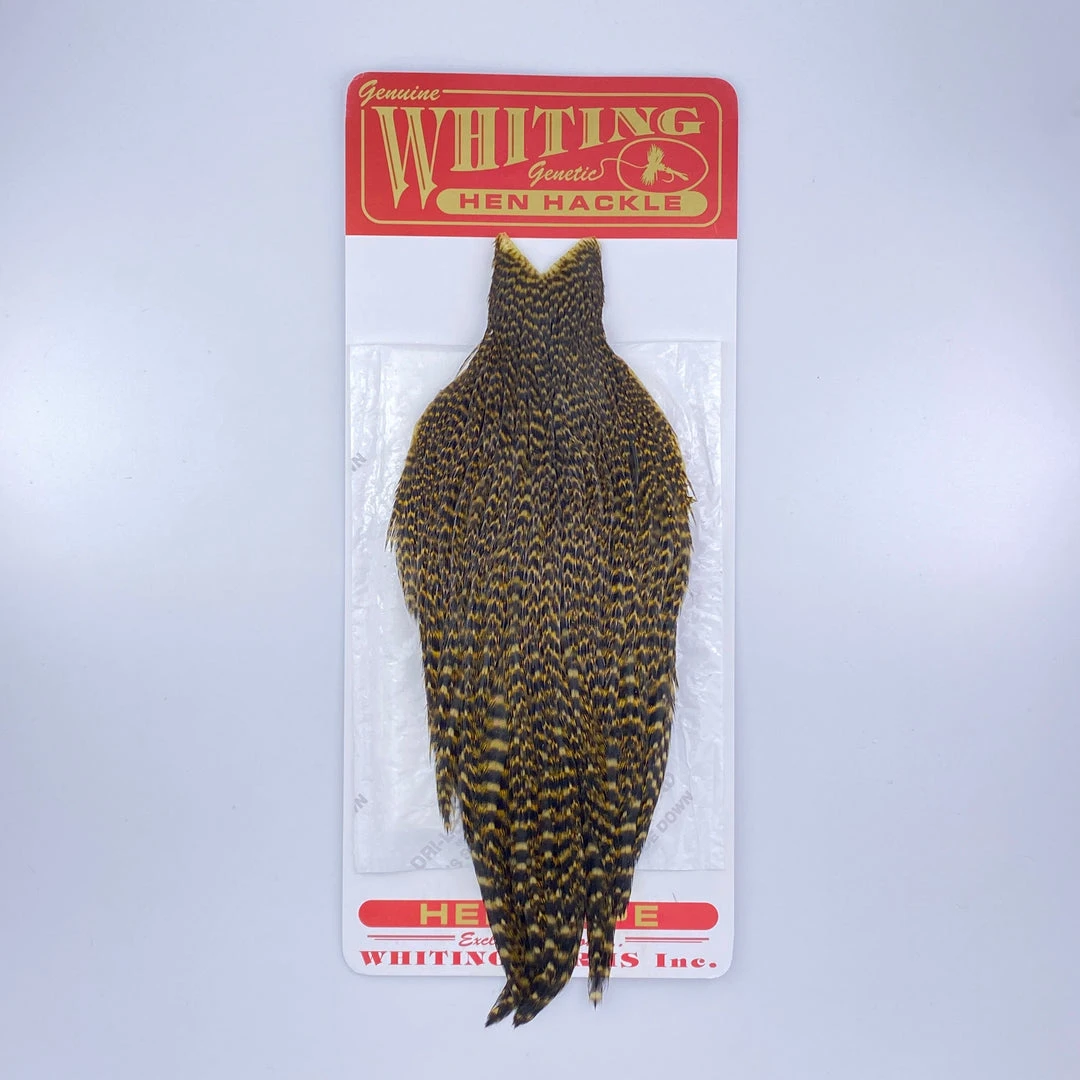Whiting Red Label Hen Cape Hackle 12 Whiting Red Label Hen Cape Hackle
