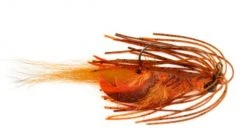 Fulling Mill Jiggy Craw - Orange Shop Flies