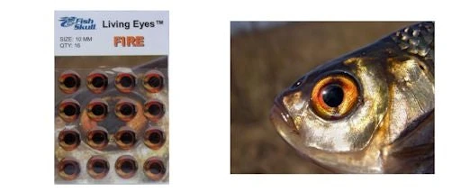 Hareline Fish Skull Living Eyes 5 Hareline Fish Skull Living Eyes