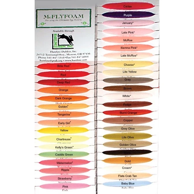 Hareline McFly Foam 4 Hareline McFly Foam