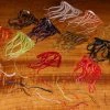 Hareline Mini Squiggle Worms Misc. Synthetics
