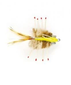 Fulling Mill Shop Flies Merkin Crab Shallow - Tan/Brown