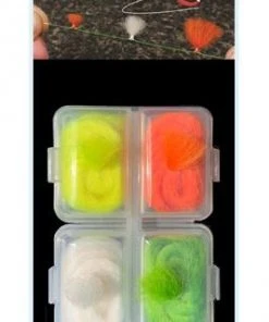 Alpine New Zealand Four Color Wool Yarn Dispenser Indicators & Split Shot