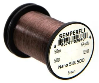 Thread SemperFli Nano Silk Ultra Fine 50D 12/0 3 Thread SemperFli Nano Silk Ultra Fine 50D 12/0