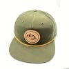 Captuer Pinch Front Relaxed Logo Hat - Olive Hats 2 Captuer Pinch Front Relaxed Logo Hat - Olive Hats