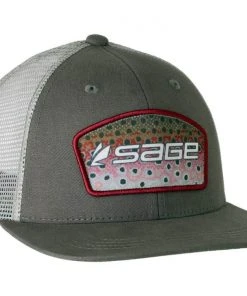Hats Sage Patch Trucker Hat - Rainbow Charcoal