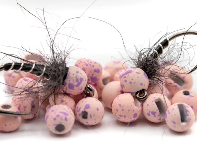 Firehole Stones Speckled Tungsten Beads 14 Firehole Stones Speckled Tungsten Beads