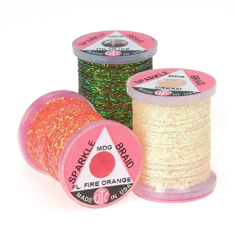 Wapsi Misc. Synthetics Midge Sparkle Braid 3 Wapsi Misc. Synthetics Midge Sparkle Braid