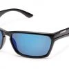 Smith Sunglasses Suncloud Cutout - Matte Black - Polerized Blue Mirror 2 Smith Sunglasses Suncloud Cutout - Matte Black - Polerized Blue Mirror