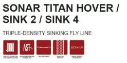 Scientific Anglers Sonar Titan Hover/Sink 2/Sink 4 Fly Line 8 Scientific Anglers Sonar Titan Hover/Sink 2/Sink 4 Fly Line