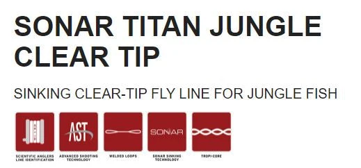 Scientific Anglers Fly Lines Scientific Angler Sonar Titan Jungle Clear Tip Fly Line 5 Scientific Anglers Fly Lines Scientific Angler Sonar Titan Jungle Clear Tip Fly Line